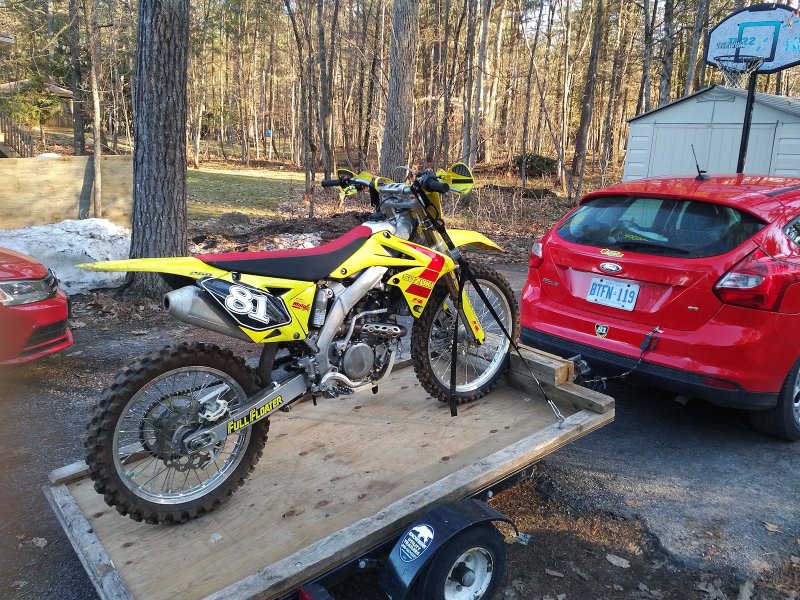 First ride of 2017 on my new RM-Z 250