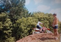 Vintage family photos taken in the early 80s Pat 500 racing