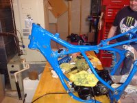 Assembly of the the 1984 RM-250 happy