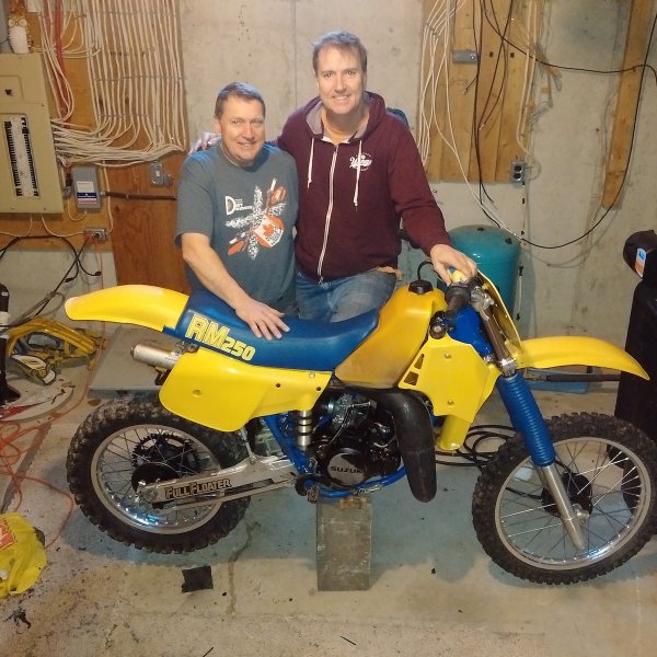 Assembly of the the 1984 RM-250