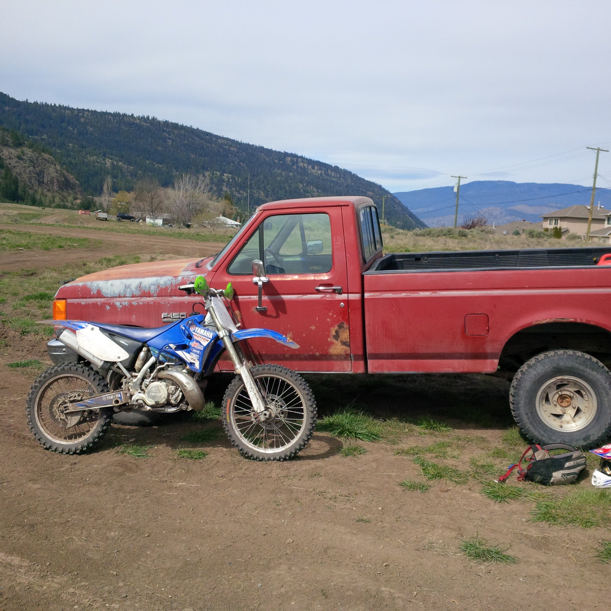 My ride and Mike's truck