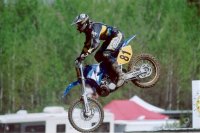 Photos of me racing my 2002 YZ 250 in 2003 nose down
