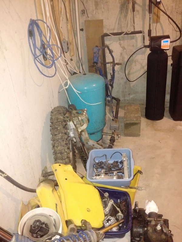 I had already pulled the bike apart