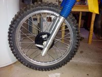 Assembly of the the 1984 RM-250 forks