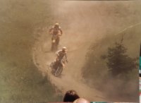Vintage family photos taken in the early 80s Bernie racing