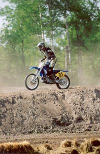 Photos of me racing my 2002 YZ 250 in 2003 tabletop