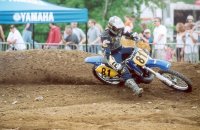 Photos of me racing my 2002 YZ 250 in 2003 turning