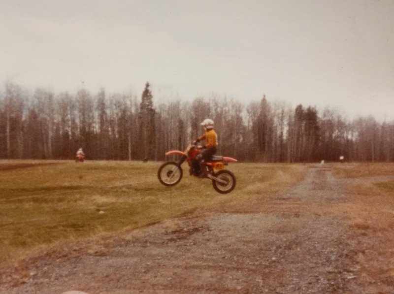 Pat on his 480 1984