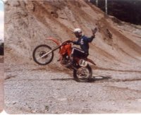 Old photos of me back in the early 1980's old school wheelie